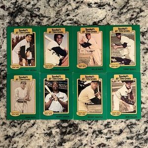 1987 Hygrade Baseball’s All-Time Greats collectible cards. Total of 48 cards. 😲